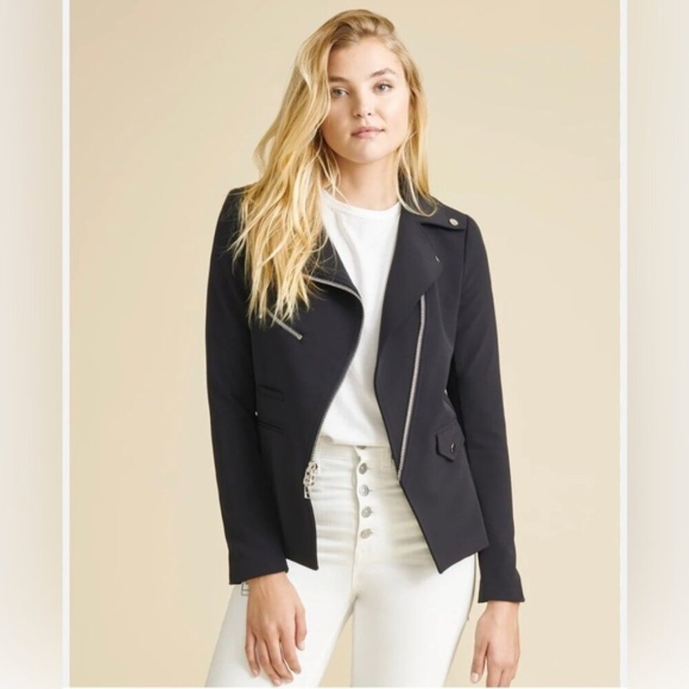 Veronica Beard Hadley  Scuba Jacket in Navy